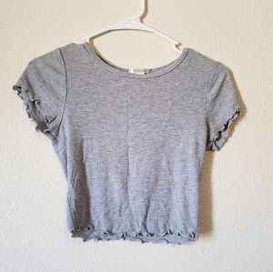 Grey croptop